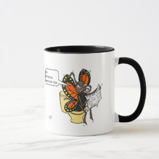 Schmetterlingsbedarf, auch zu kacken! tasse