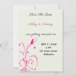 Schmetterlingsblume Save The Date