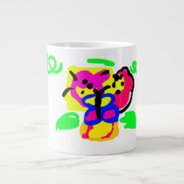 Schmetterlingsblumen Jumbo-Tasse
