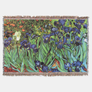Schmetterlingsblumen von Van Gogh Fein Kunst Wurfd Decke