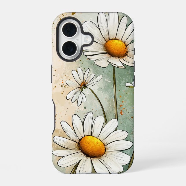 Schmetterlingsblüten - Kerngehäuse iPhone 16 Hülle (Rückseite)