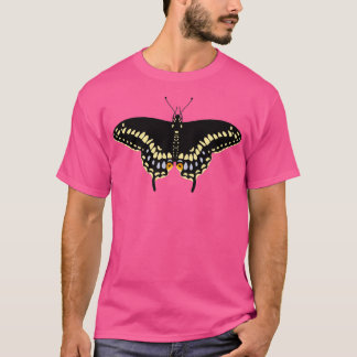 Schmetterlingsdesign aus schwarzem Frack 1 T-Shirt