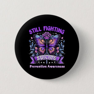 Schmetterlingsdesign Button