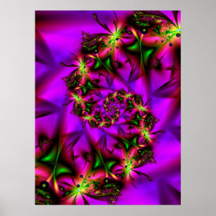 Schmetterlingsdesign Poster