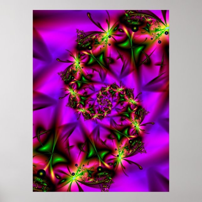 Schmetterlingsdesign Poster (Vorne)