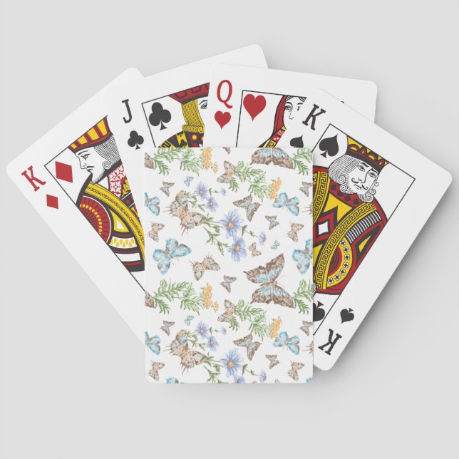 Schmetterlingseffekt Art Spielkarten (Rückseite)