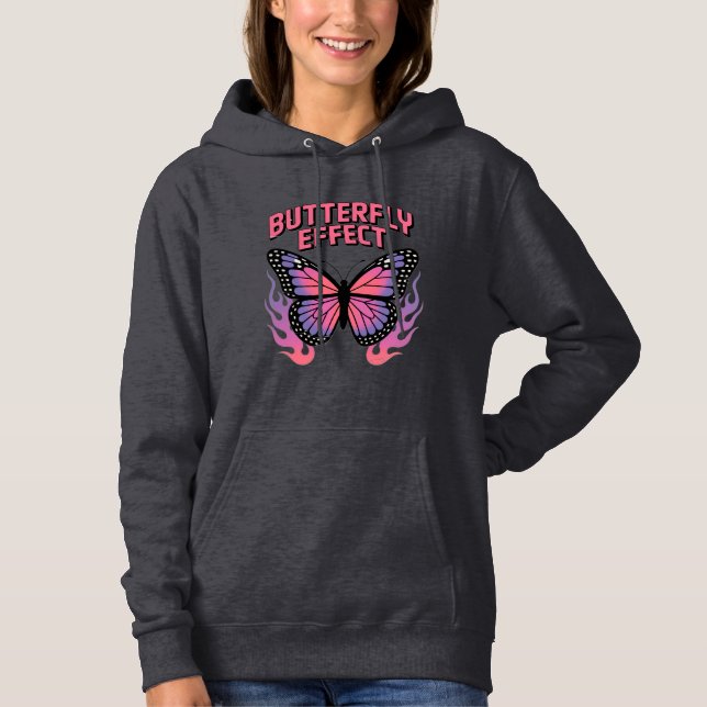 Schmetterlingseffekt Hoodie (Vorderseite)