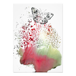 Schmetterlingsexplosion Fotodruck