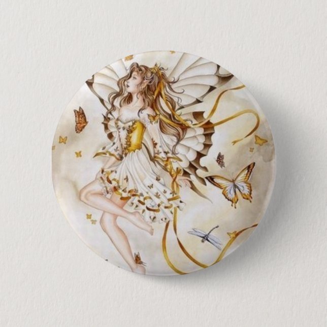 Schmetterlingsfee Button (Vorderseite)