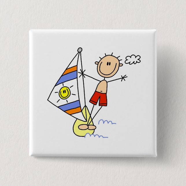 Schmetterlingsfigur Parasailing Knöpfe Button (Vorderseite)