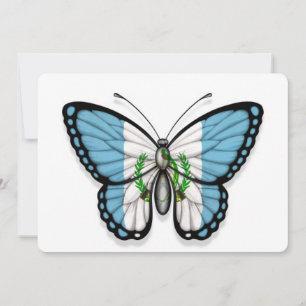Schmetterlingsflagge Guatemalas