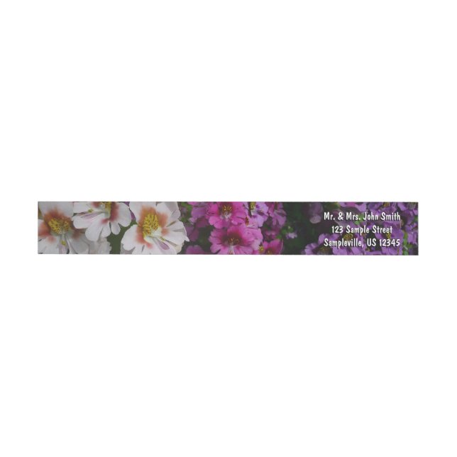Schmetterlingsfliege Blume Weißrosa und Lila (Person)