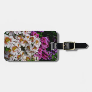 Schmetterlingsfliege Blume Weißrosa und Lila Gepäckanhänger