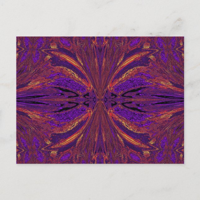 Schmetterlingsflug Postkarte (Vorderseite)