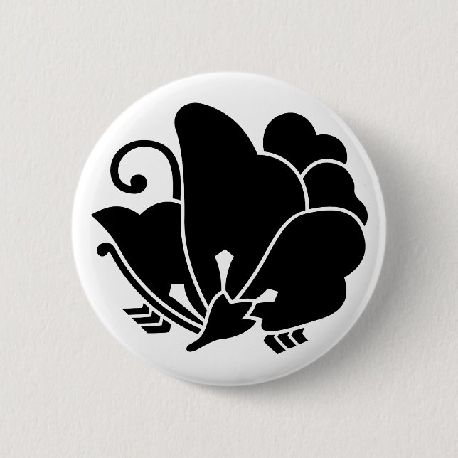 schmetterlingsförmiger button (Vorderseite)