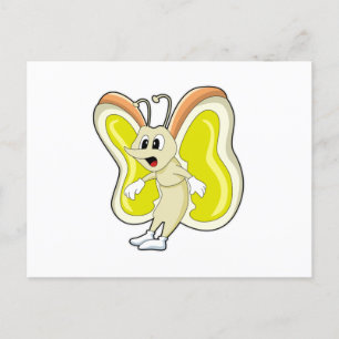Schmetterlingsgelb Postkarte