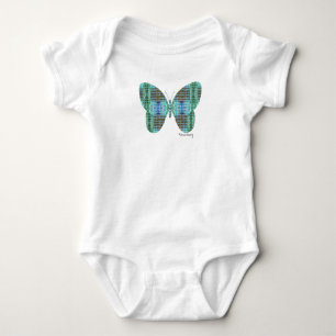 Schmetterlingsglaseffekt Baby Strampler