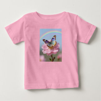 Schmetterlingsglück Rosa Hemd Baby T-shirt