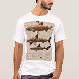 Schmetterlingshai-Schriftzeichen: Hochdetailzange T-Shirt
