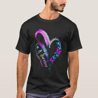 Schmetterlingsherz I_m Ein Überlebender Suizidpräv T-Shirt