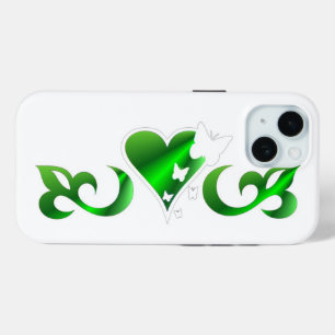 Schmetterlingsherz und Lily Rainbowart Case-Mate iPhone Hülle