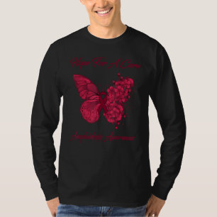 Schmetterlingshoffen auf eine Heilung der Amyloido T-Shirt