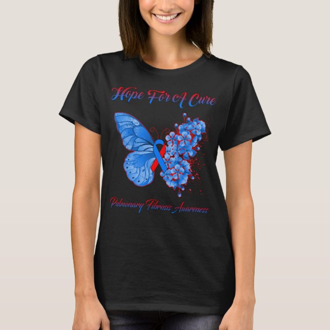 Schmetterlingshoffen auf eine Heilung der Lungenfi T-Shirt (Vorderseite)