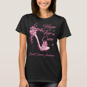 Schmetterlingshoffen auf eine Heilung des Brustkre T-Shirt