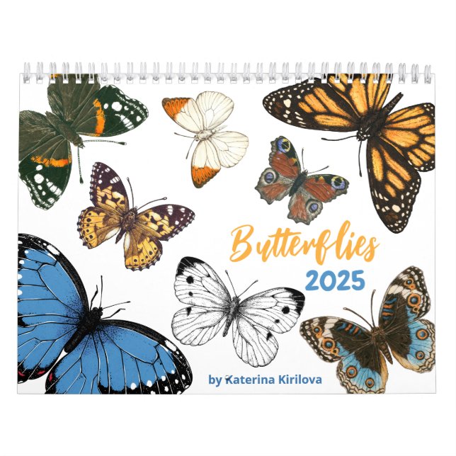 Schmetterlingskalender Kalender (Titelbild)