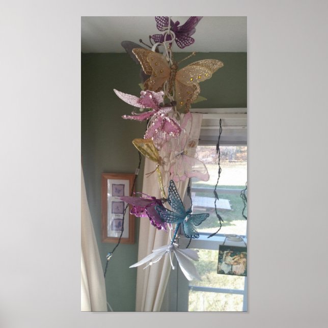 Schmetterlingskette Poster (Vorne)