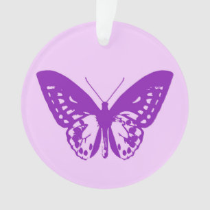 Schmetterlingskizze, Orchideenrosa und Violett Ornament