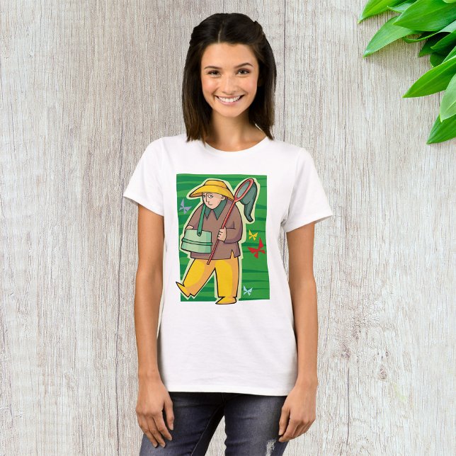 Schmetterlingskollektor T-Shirt (Von Creator hochgeladen)