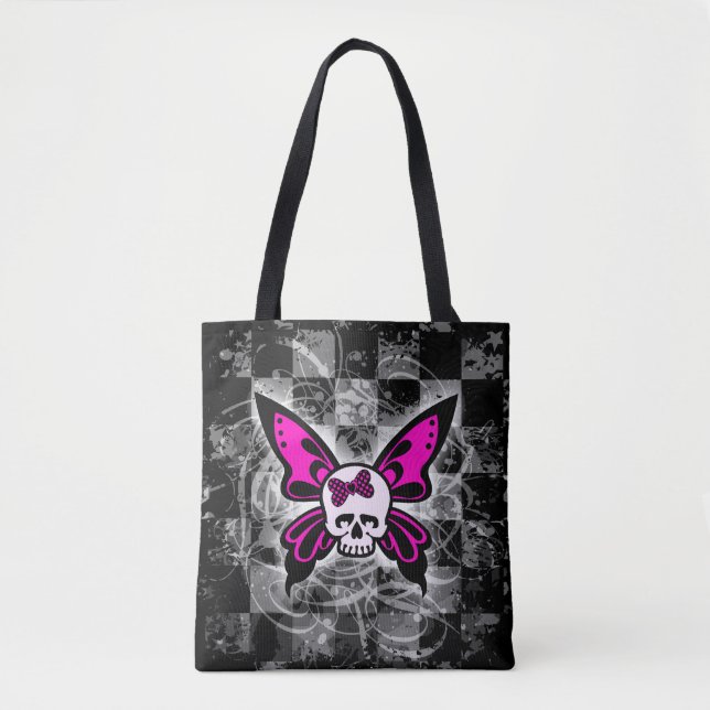 Schmetterlingskulpteppich Tasche (Vorderseite)