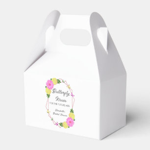 Schmetterlingsküsse für die zukünftige Mrs. Bridal Geschenkschachtel