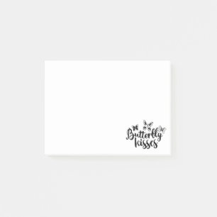 Schmetterlingsküsse Liebe Hochzeit Süße Schmetterl Post-it Klebezettel