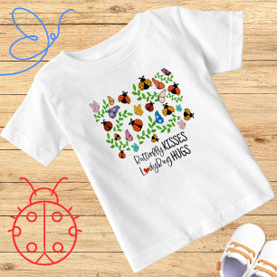 Schmetterlingsküsse, Marienkäferumarmungen Baby T-shirt