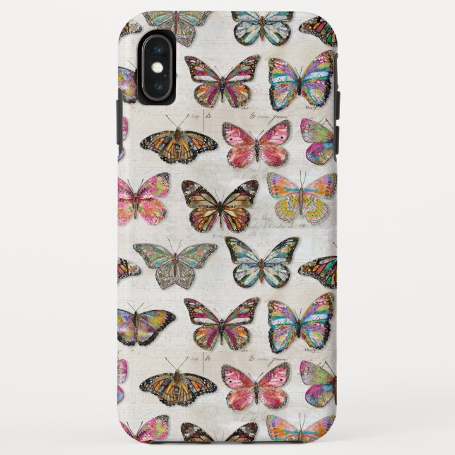 Schmetterlingsliebe Case-Mate iPhone Hülle (Rückseite)