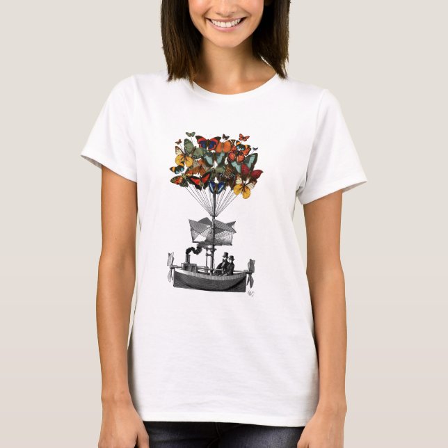Schmetterlingsluftschiff 2 T-Shirt (Vorderseite)