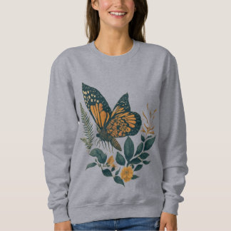 Schmetterlingsmagie: Tragen Sie Ihre Sinne der Ver Sweatshirt