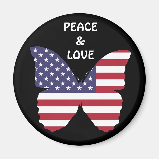 Schmetterlingsmagnet Magnet (Vorne)