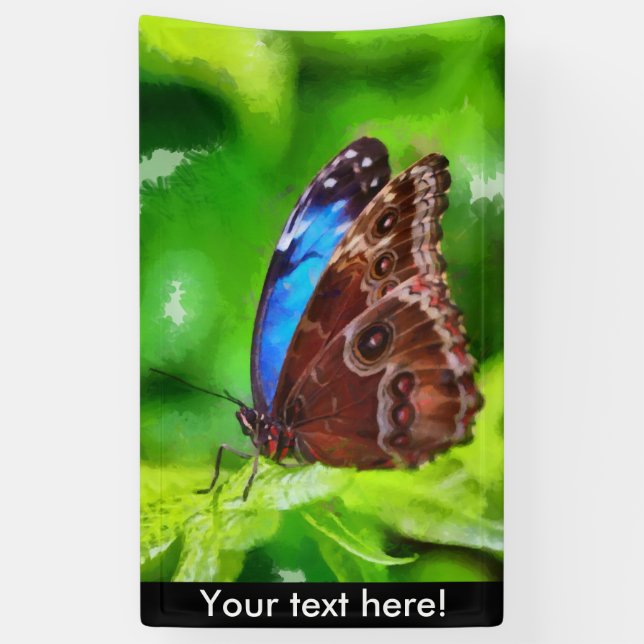 Schmetterlingsmalerei Banner (Vertikal)