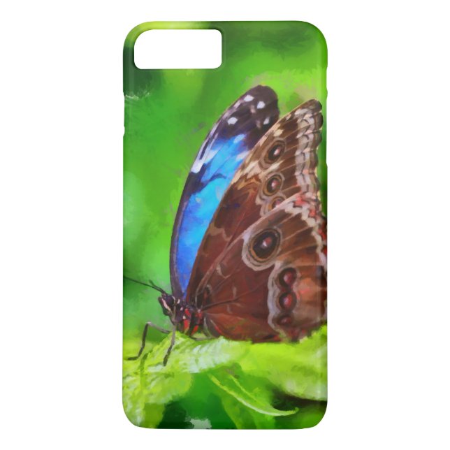 Schmetterlingsmalerei Case-Mate iPhone Hülle (Rückseite)