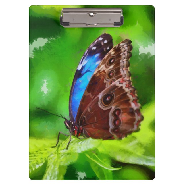 Schmetterlingsmalerei Klemmbrett (Vorderseite)