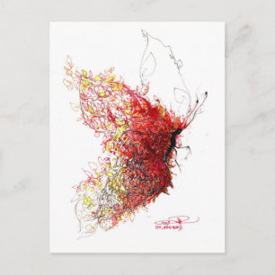Schmetterlingsmärchen Postkarte