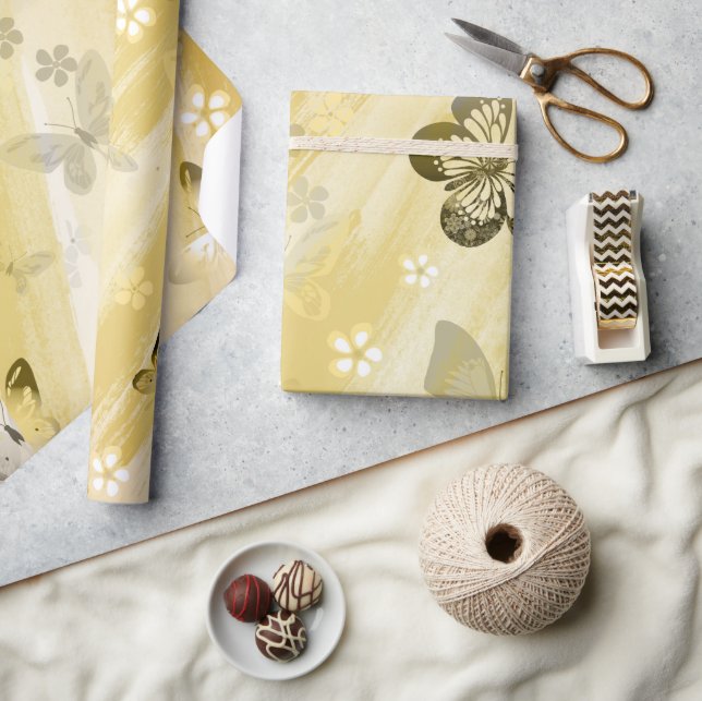 Schmetterlingsmuster 10 geschenkpapier (Basteln)