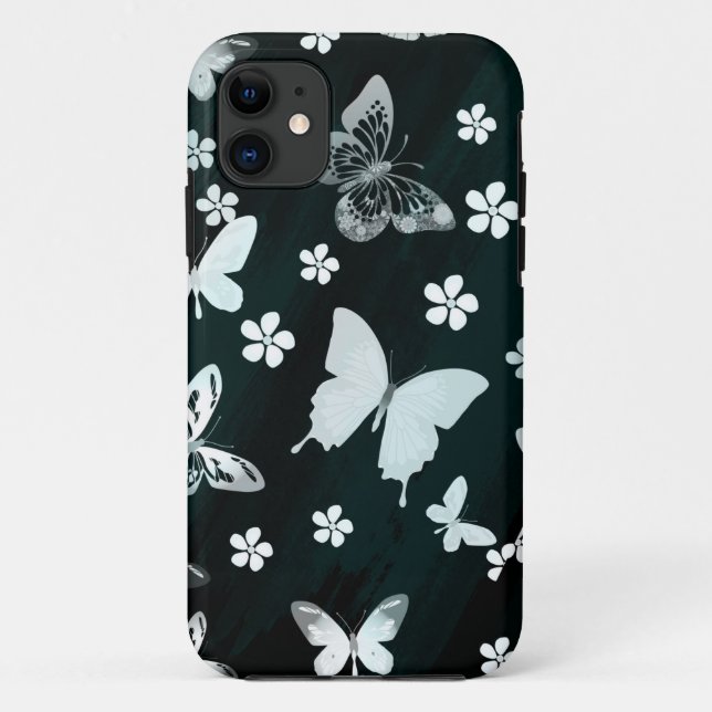 Schmetterlingsmuster 14 Case-Mate iPhone hülle (Rückseite)