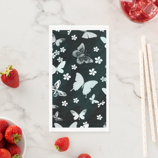 Schmetterlingsmuster 14 serviette (Beispiel)