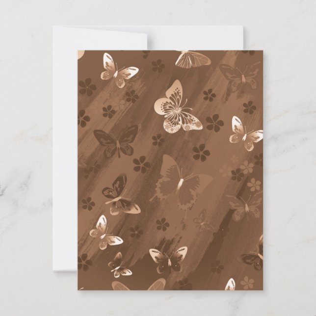 Schmetterlingsmuster 15 mitteilungskarte (Vorderseite)