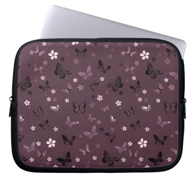 Schmetterlingsmuster 5 laptopschutzhülle (Vorderseite)