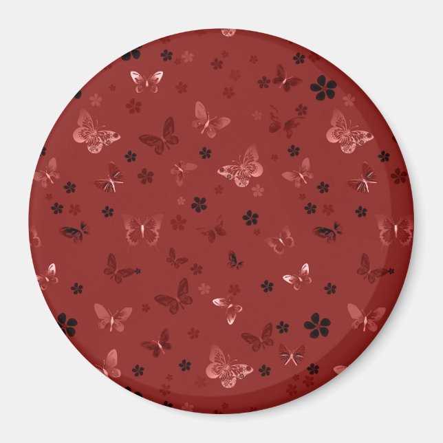 Schmetterlingsmuster 6 magnet (Vorne)